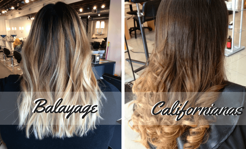 Cuál es la diferencia entre Balayage y mechas Californianas